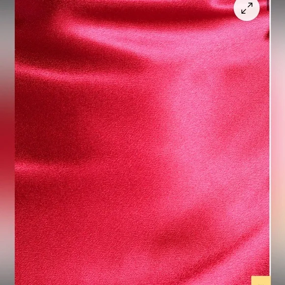 Lulu's Magenta Satin Maxi Dress - Picture 5 of 8